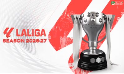 This poster contains the La Liga 2026-27 logo with exciting new season dates.