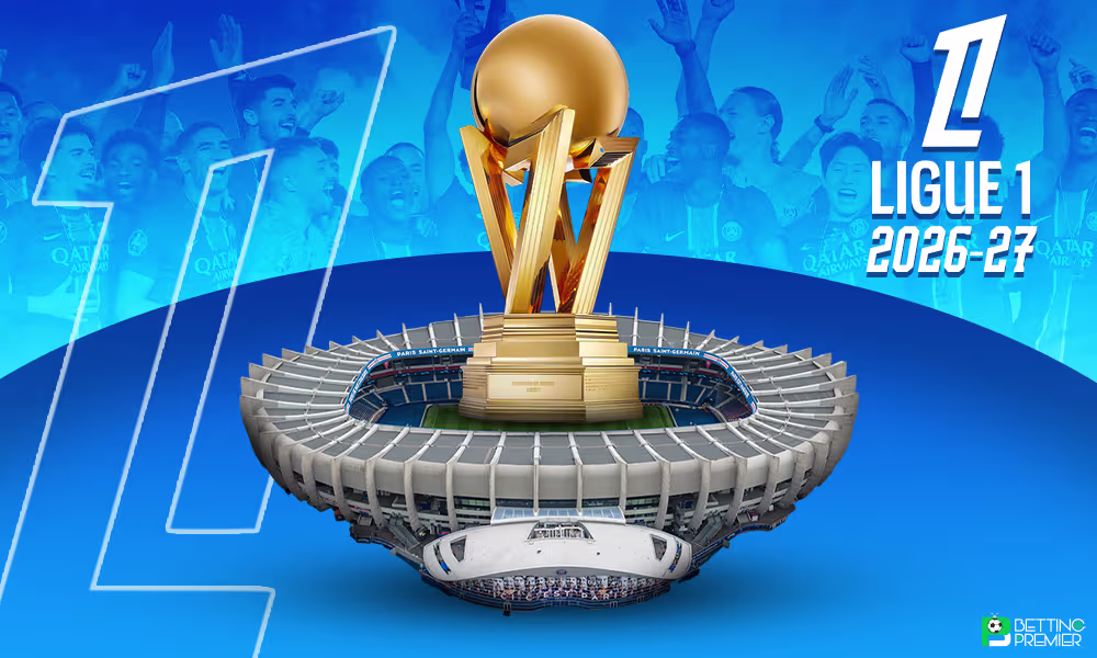 This poster represents the new Ligue 1 2026-27, which will feature the top clubs and newcomers throughout the competition.