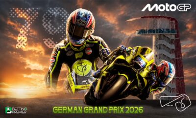 This image shows that MotoGP 2026 features the German Grand Prix and riders’ performances at the Sachsenring circuit.