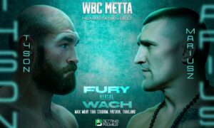 The poster delivers the Heavyweight clash between Fury vs Wach in Pattaya, Thailand.