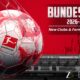 The poster features the new season of the Bundesliga 2026-27 with key venues & streams.