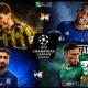 This poster represents the UEFA Champions League 2026-27, featuring a third qualifying round with top leading clubs.
