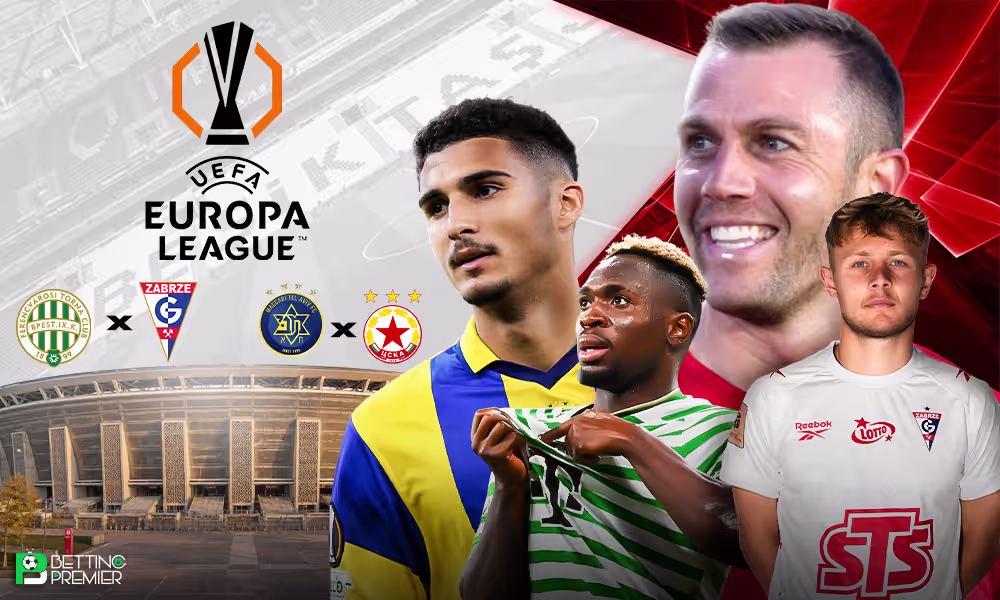 The poster delivers the high-aggregate teams clashing for the permanent spot in the UEFA Europa League 2026-27 season.