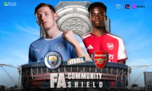 The poster reveals the top domestic team clashes for the FA Community Shield silverware in 2026.