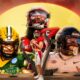 This image represents the new NCAA Division I FBS football season, featuring several team clashes on the field.