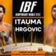 This poster features Moses Itauma vs Filip Hrgović for their upcoming boxing matchup.