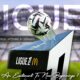 The poster contains the title along with the available streaming options for the Ligue 2026-27 season.