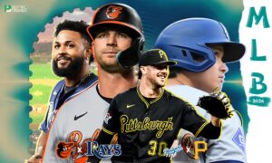 This poster shows MLB 2026 teams to represent the upcoming matchups.