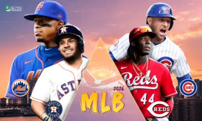 This poster shows MLB 2026 teams to represent the upcoming matchups.