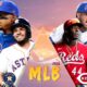 This poster shows MLB 2026 teams to represent the upcoming matchups.