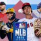 This poster shows MLB teams to represent the upcoming matchups.