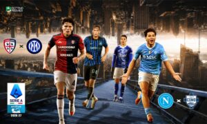 This poster shows Serie A 2026-27 teams to represent the upcoming matchups.