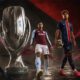 The image shows that the UEFA Super Cup 2026 will feature PSG and Aston Villa in the prize clash.