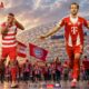 The poster features the key matchups from the league standings in the Bundesliga 2026-27.