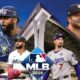 This poster shows MLB teams to represent the upcoming matchups.
