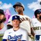 This poster shows MLB teams to represent the upcoming matchups.