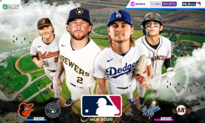 This poster shows MLB teams to represent the upcoming matchups.