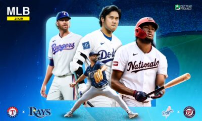 This poster shows MLB teams to represent the upcoming matchups.