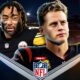The poster shows the selected teams clashing in NFL 2026-27 third-round week games.