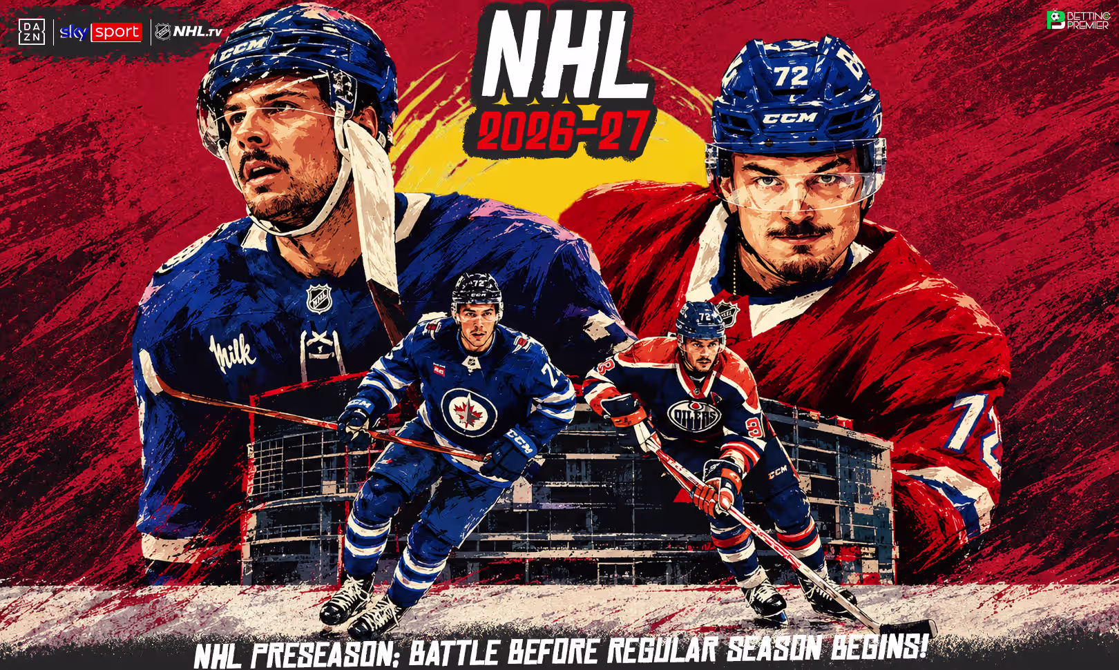 The Poster features the preseason games with tabletop teams clashing on opening day.