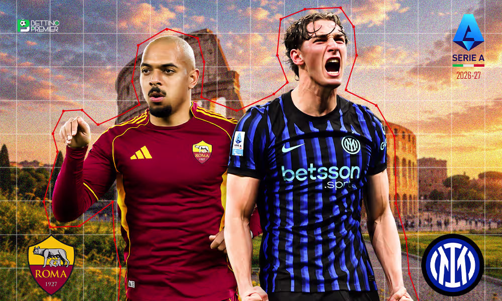 The poster denotes that Serie A 2026-27 will feature a tussle between the top two clubs on the turf.