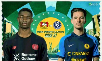 The image denotes that the UEFA Europa League 2026-27 will feature clashes between top-tier clubs with head-to-head records.