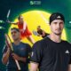 The poster shows the US Open with top players' head-to-head clashes on the court.